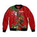 personalised-platypus-lover-bomber-jacket-australia-merry-christmas-aboriginal