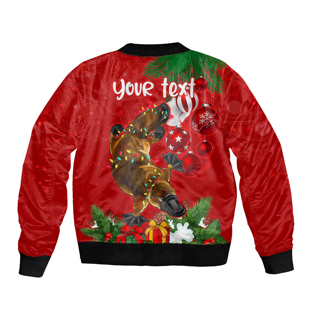 personalised-platypus-lover-bomber-jacket-australia-merry-christmas-aboriginal