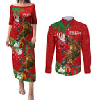 personalised-platypus-lover-couples-matching-puletasi-dress-and-long-sleeve-button-shirt-australia-merry-christmas-aboriginal