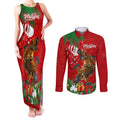 personalised-platypus-lover-couples-matching-tank-maxi-dress-and-long-sleeve-button-shirt-australia-merry-christmas-aboriginal