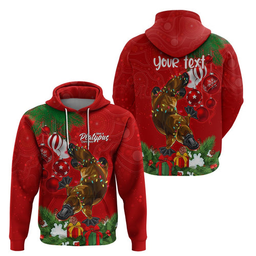 personalised-platypus-lover-hoodie-australia-merry-christmas-aboriginal