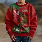 personalised-platypus-lover-kid-ugly-christmas-sweater-australia-merry-christmas-aboriginal