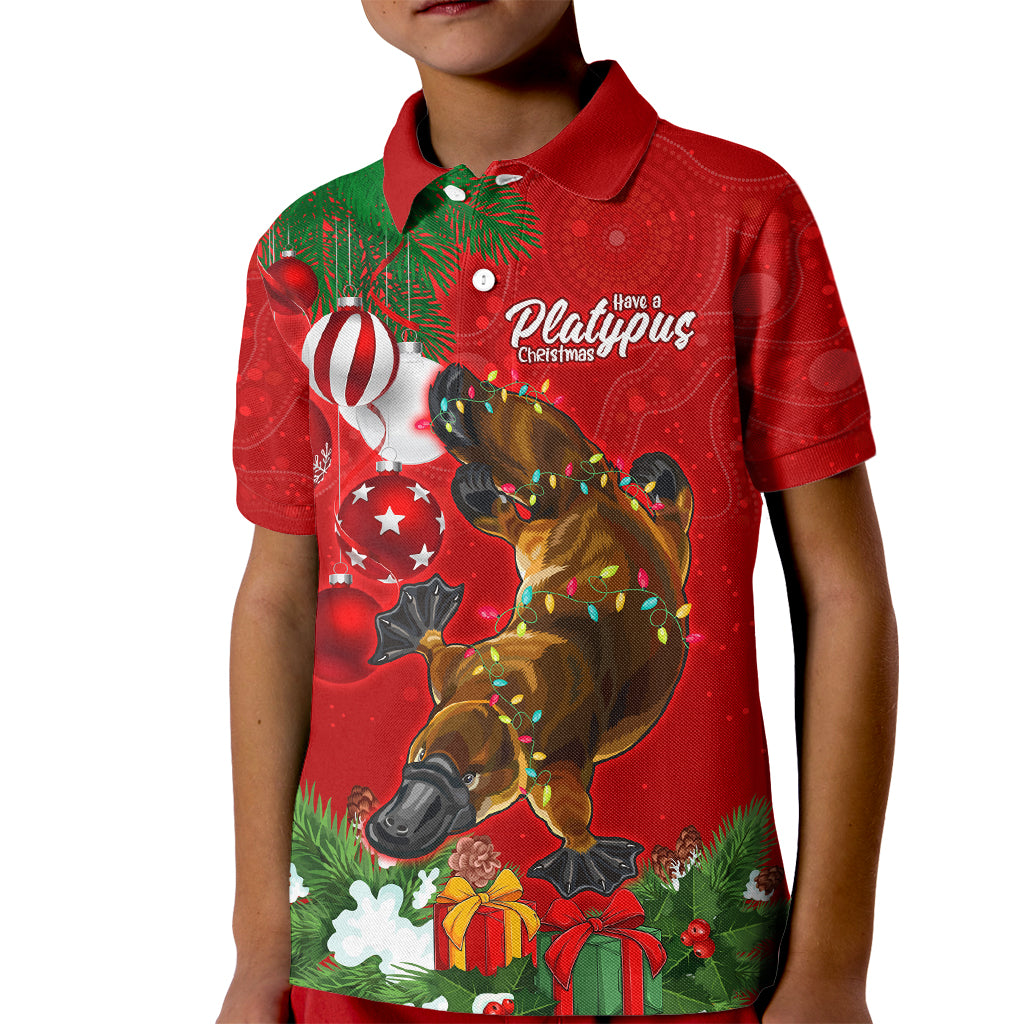 personalised-platypus-lover-kid-polo-shirt-australia-merry-christmas-aboriginal