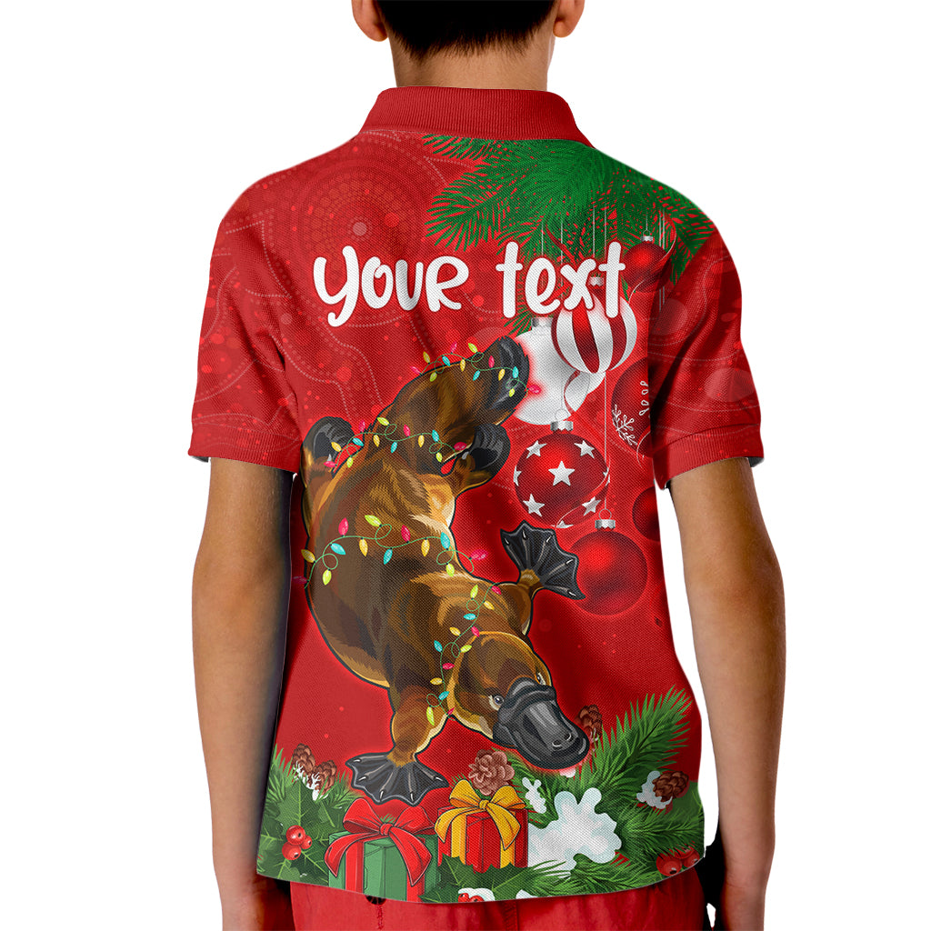 personalised-platypus-lover-kid-polo-shirt-australia-merry-christmas-aboriginal
