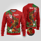 personalised-platypus-lover-ugly-christmas-sweater-australia-merry-christmas-aboriginal