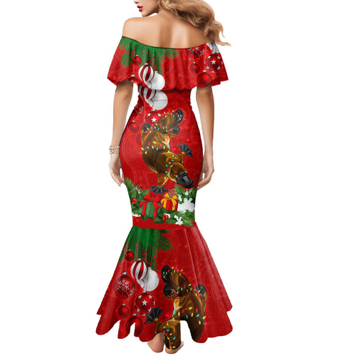 personalised-platypus-lover-mermaid-dress-australia-merry-christmas-aboriginal