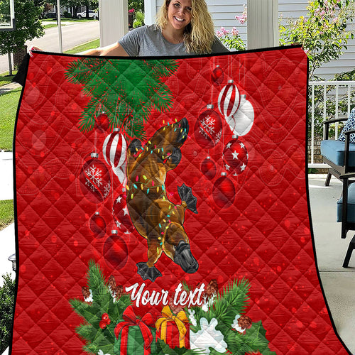 personalised-platypus-lover-quilt-australia-merry-christmas-aboriginal