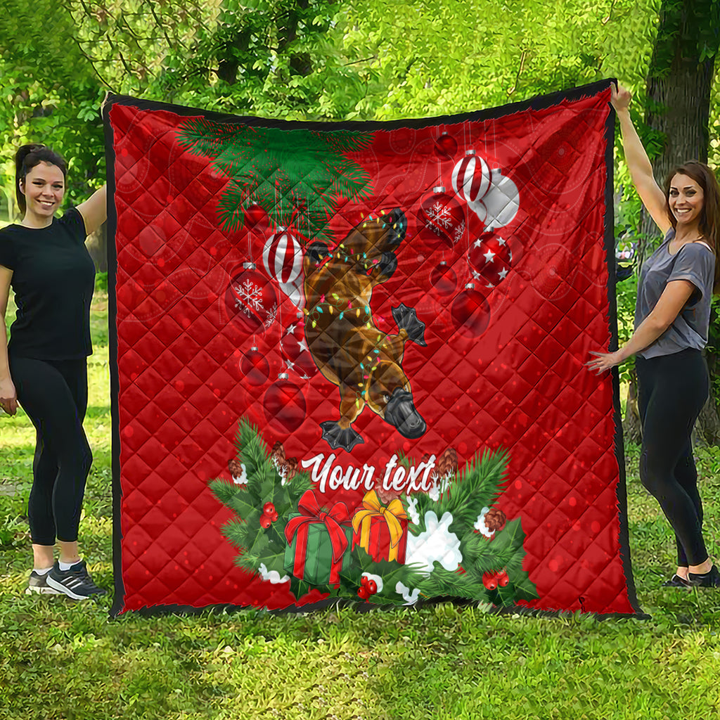 personalised-platypus-lover-quilt-australia-merry-christmas-aboriginal