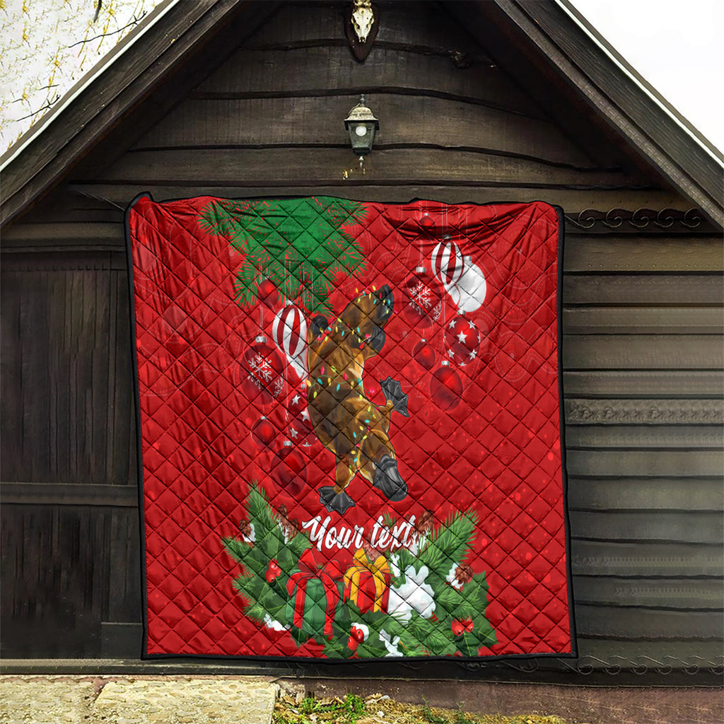 personalised-platypus-lover-quilt-australia-merry-christmas-aboriginal