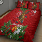personalised-platypus-lover-quilt-bed-set-australia-merry-christmas-aboriginal