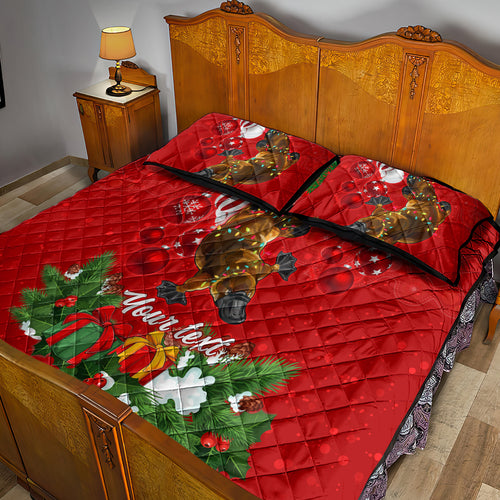personalised-platypus-lover-quilt-bed-set-australia-merry-christmas-aboriginal