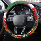 Platypus Lover Steering Wheel Cover Australia Merry Christmas Aboriginal