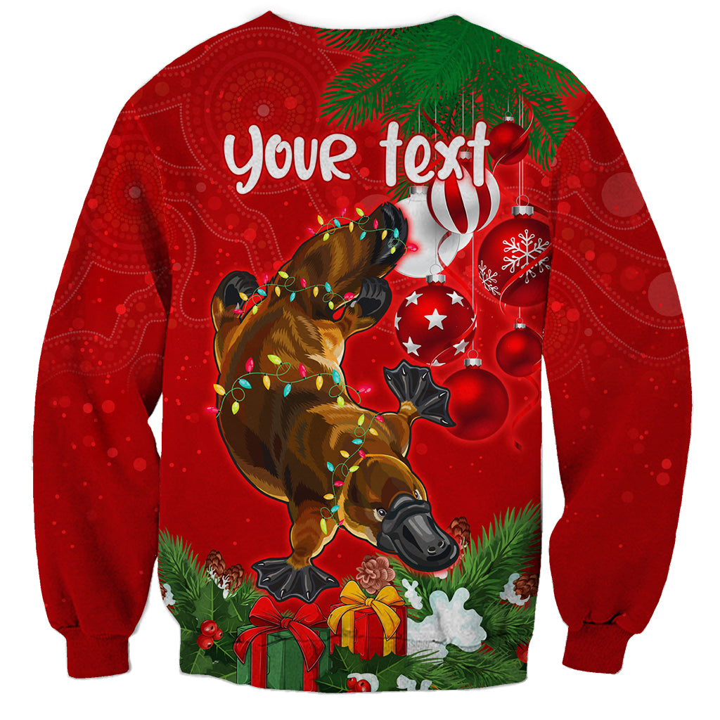 personalised-platypus-lover-sweatshirt-australia-merry-christmas-aboriginal