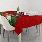 Personalised Platypus Lover Tablecloth Australia Merry Christmas Aboriginal LT9
