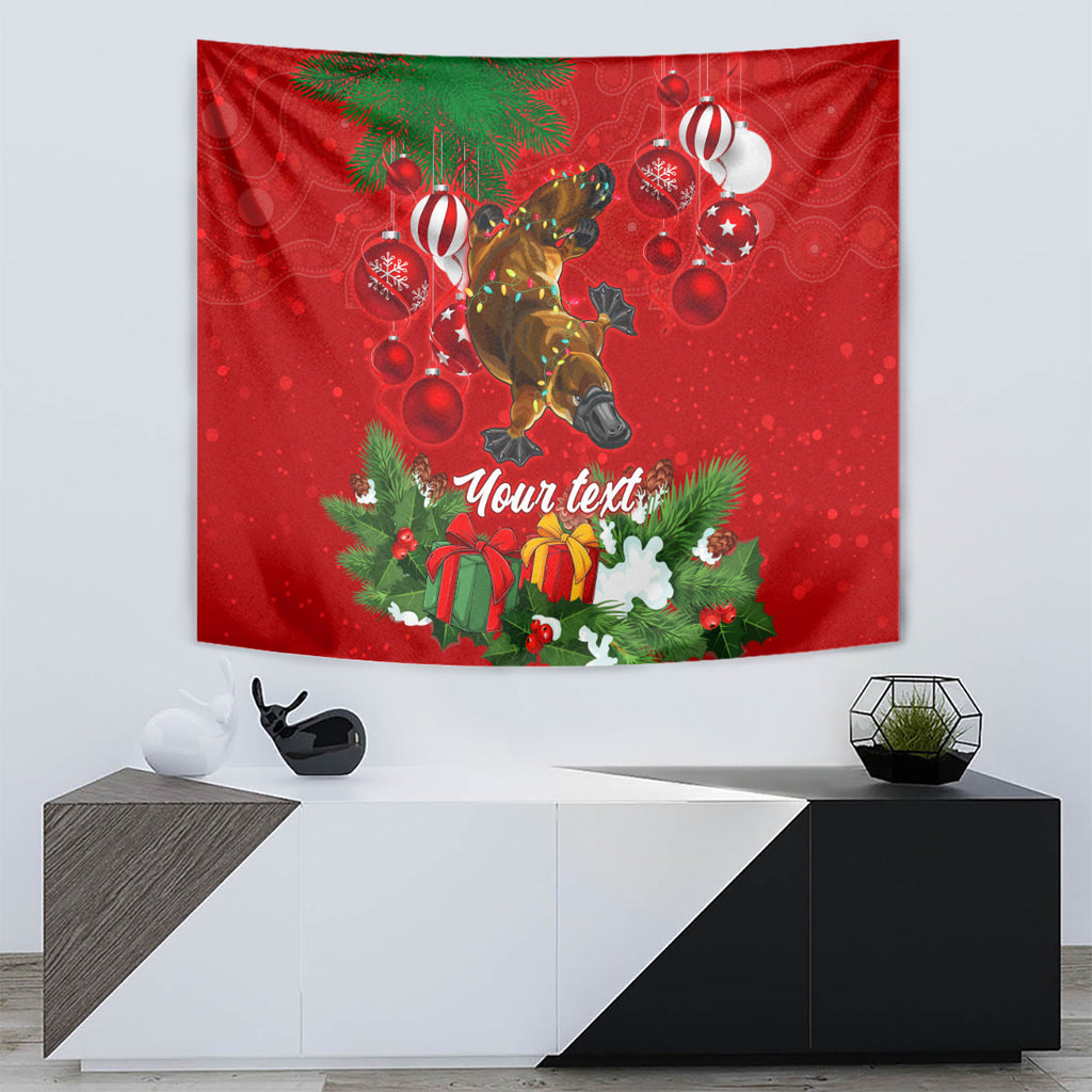 personalised-platypus-lover-tapestry-australia-merry-christmas-aboriginal