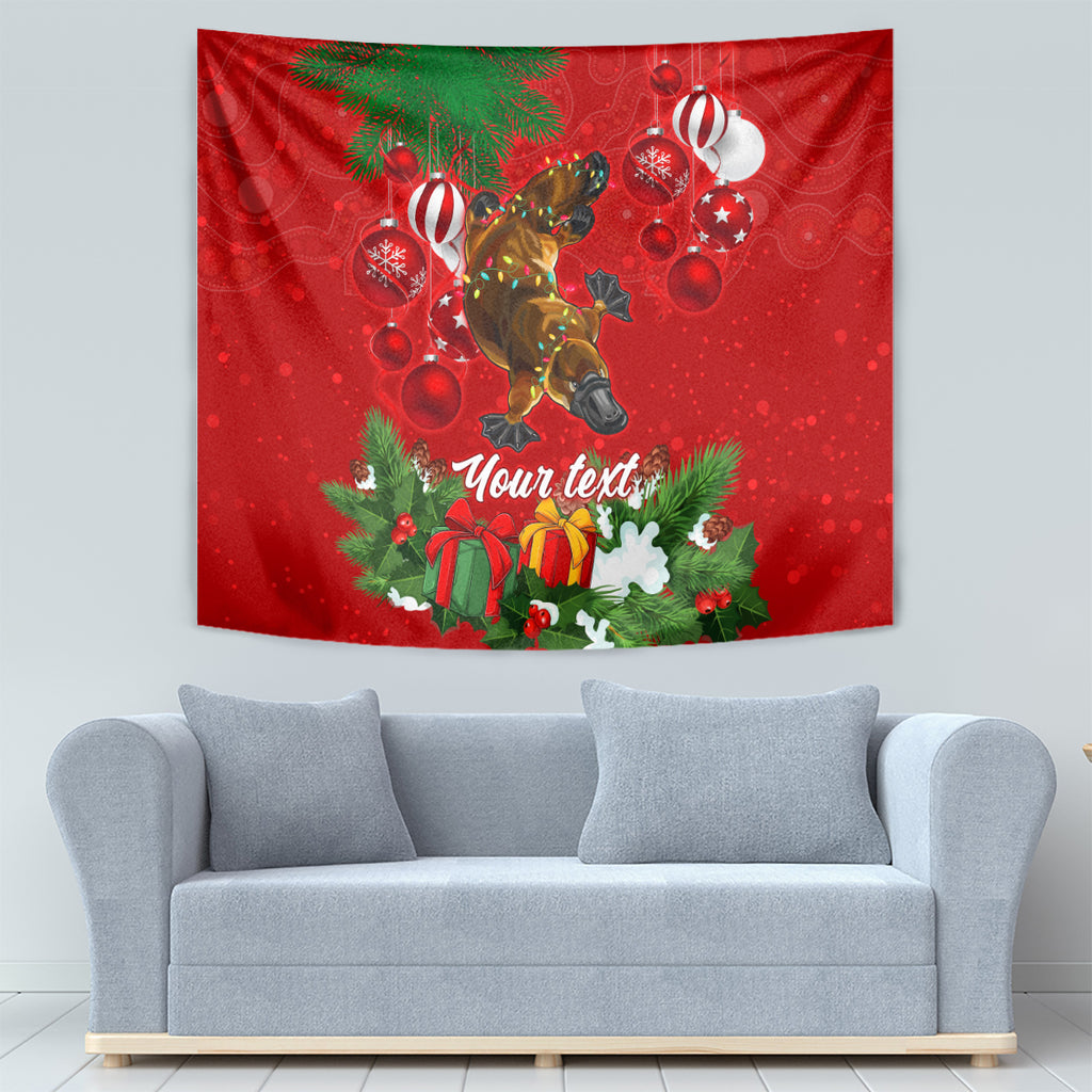 personalised-platypus-lover-tapestry-australia-merry-christmas-aboriginal