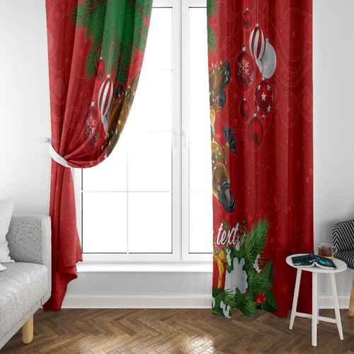 personalised-platypus-lover-window-curtain-australia-merry-christmas-aboriginal