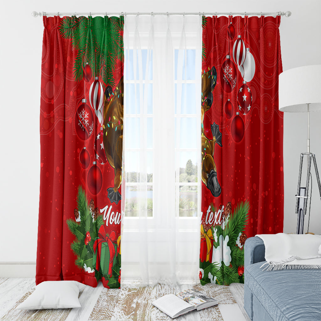 personalised-platypus-lover-window-curtain-australia-merry-christmas-aboriginal