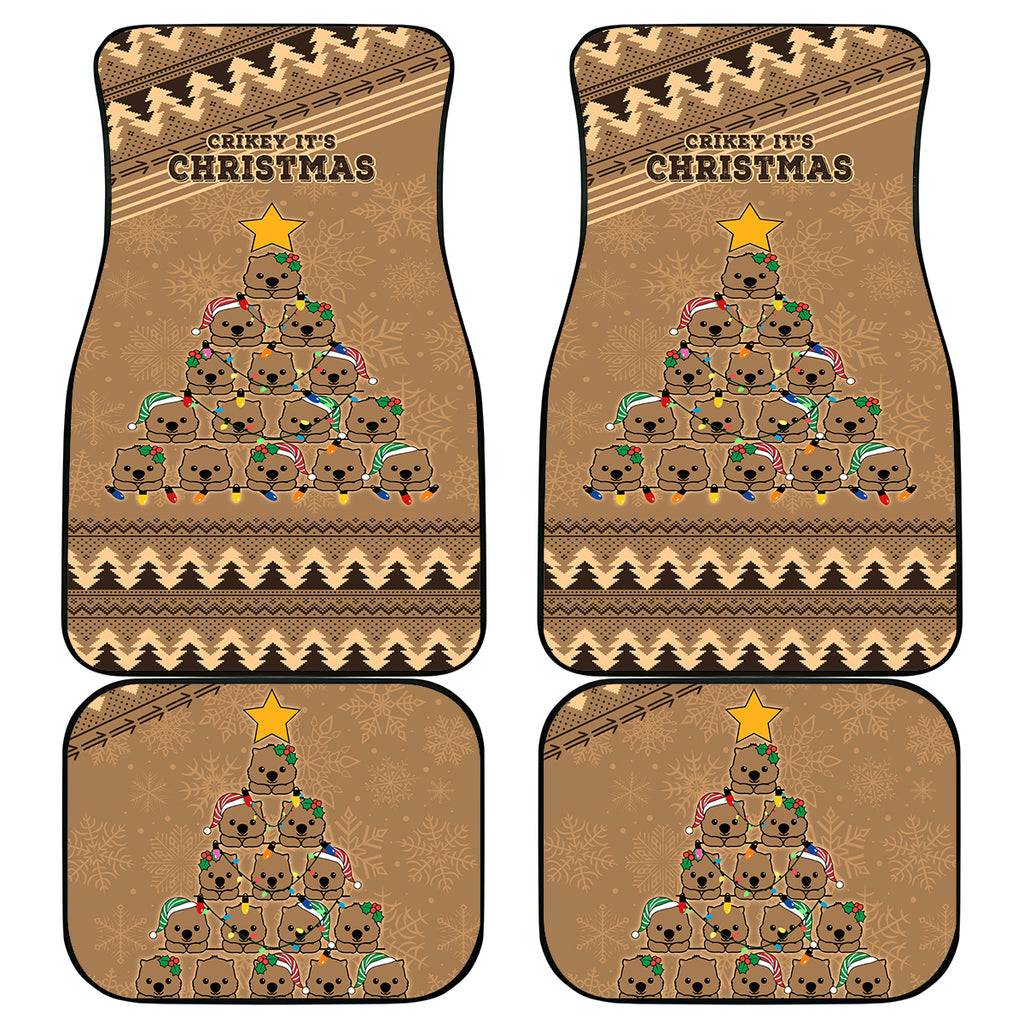 wombat-christmas-tree-car-mats-australia-merry-xmas-simple-style