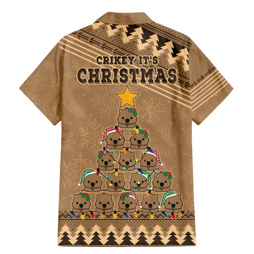 wombat-christmas-tree-family-matching-mermaid-dress-and-hawaiian-shirt-australia-merry-xmas-simple-style