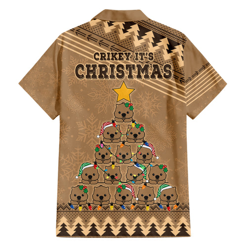 wombat-christmas-tree-hawaiian-shirt-australia-merry-xmas-simple-style