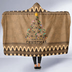 wombat-christmas-tree-hooded-blanket-australia-merry-xmas-simple-style