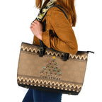 wombat-christmas-tree-leather-tote-bag-australia-merry-xmas-simple-style