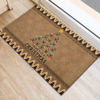 wombat-christmas-tree-rubber-doormat-australia-merry-xmas-simple-style