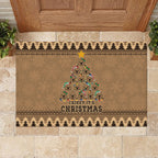 wombat-christmas-tree-rubber-doormat-australia-merry-xmas-simple-style