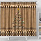 wombat-christmas-tree-shower-curtain-australia-merry-xmas-simple-style