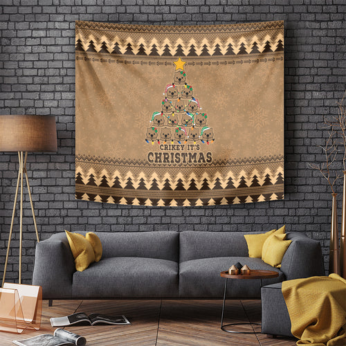wombat-christmas-tree-tapestry-australia-merry-xmas-simple-style