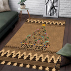 personalised-wombat-christmas-tree-area-rug-australia-merry-xmas-simple-style
