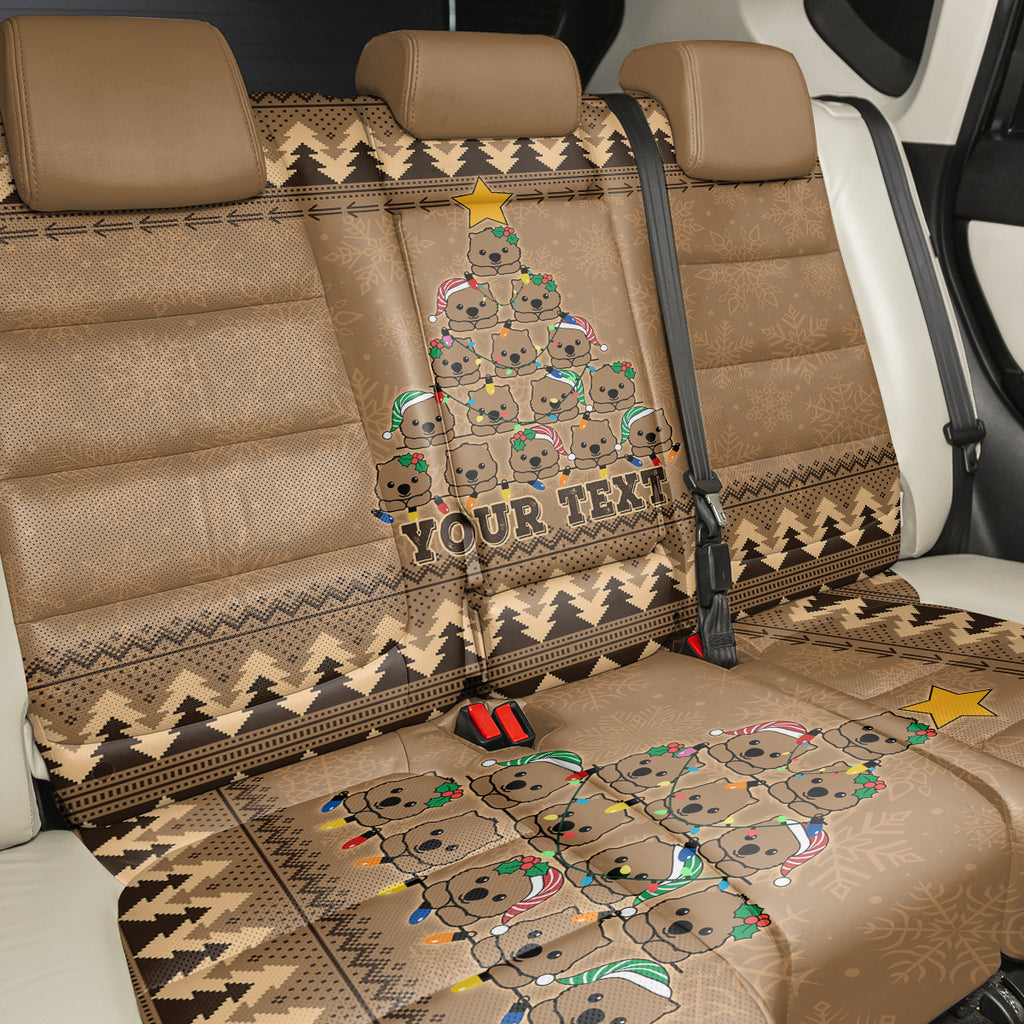 personalised-wombat-christmas-tree-back-car-seat-cover-australia-merry-xmas-simple-style