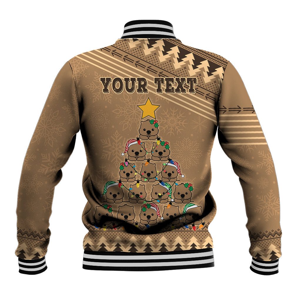 personalised-wombat-christmas-tree-baseball-jacket-australia-merry-xmas-simple-style