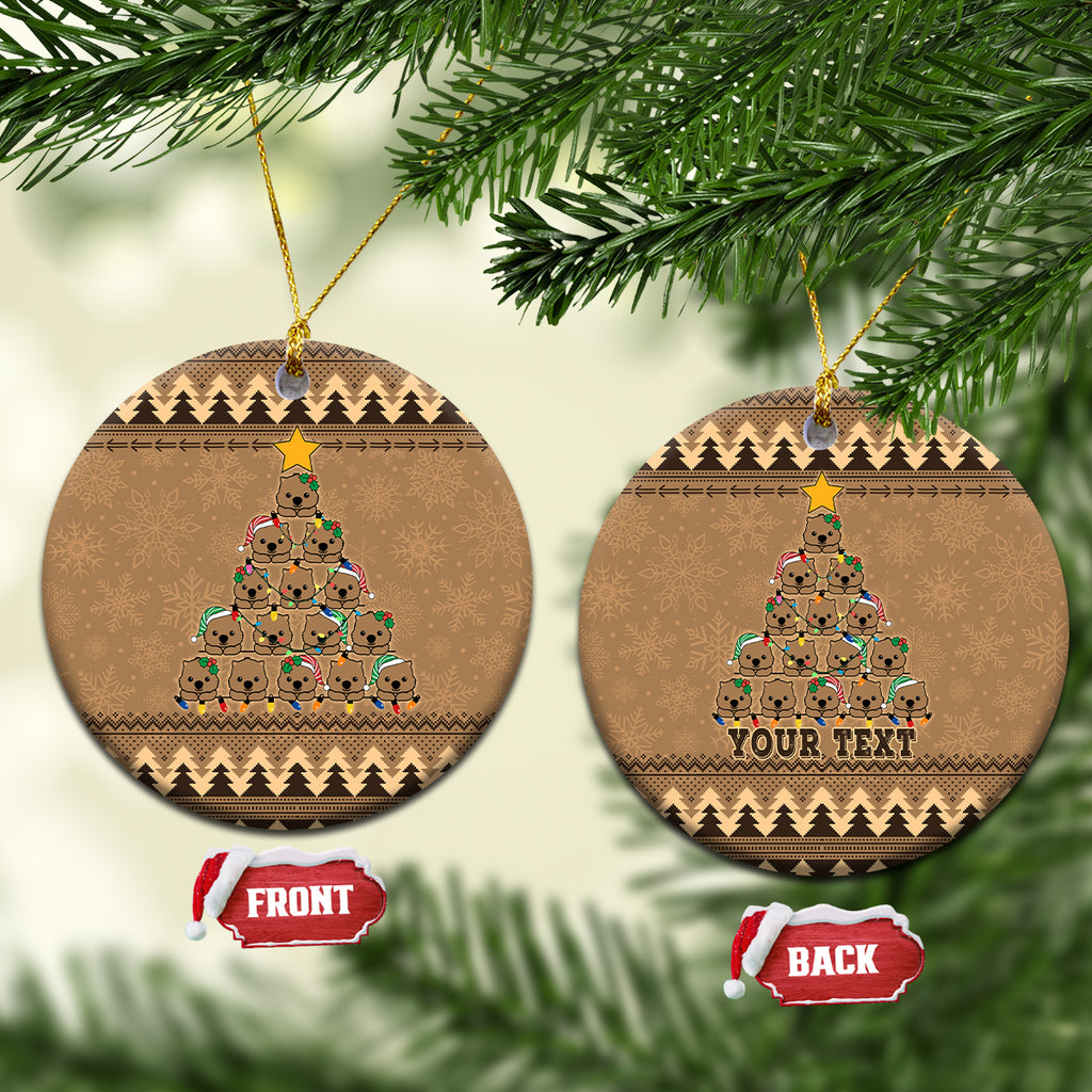 personalised-wombat-christmas-tree-ceramic-ornament-australia-merry-xmas-simple-style
