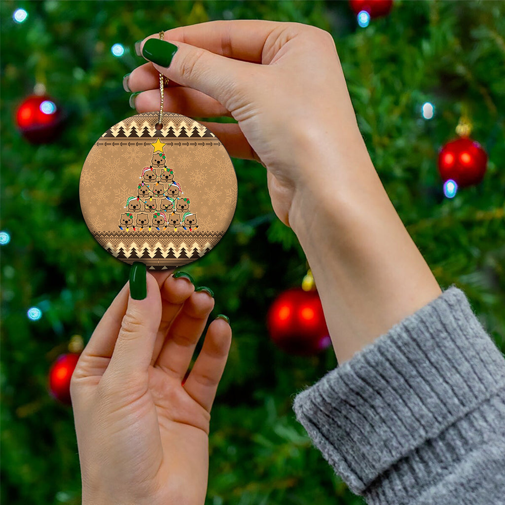 personalised-wombat-christmas-tree-ceramic-ornament-australia-merry-xmas-simple-style