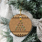 personalised-wombat-christmas-tree-ceramic-ornament-australia-merry-xmas-simple-style