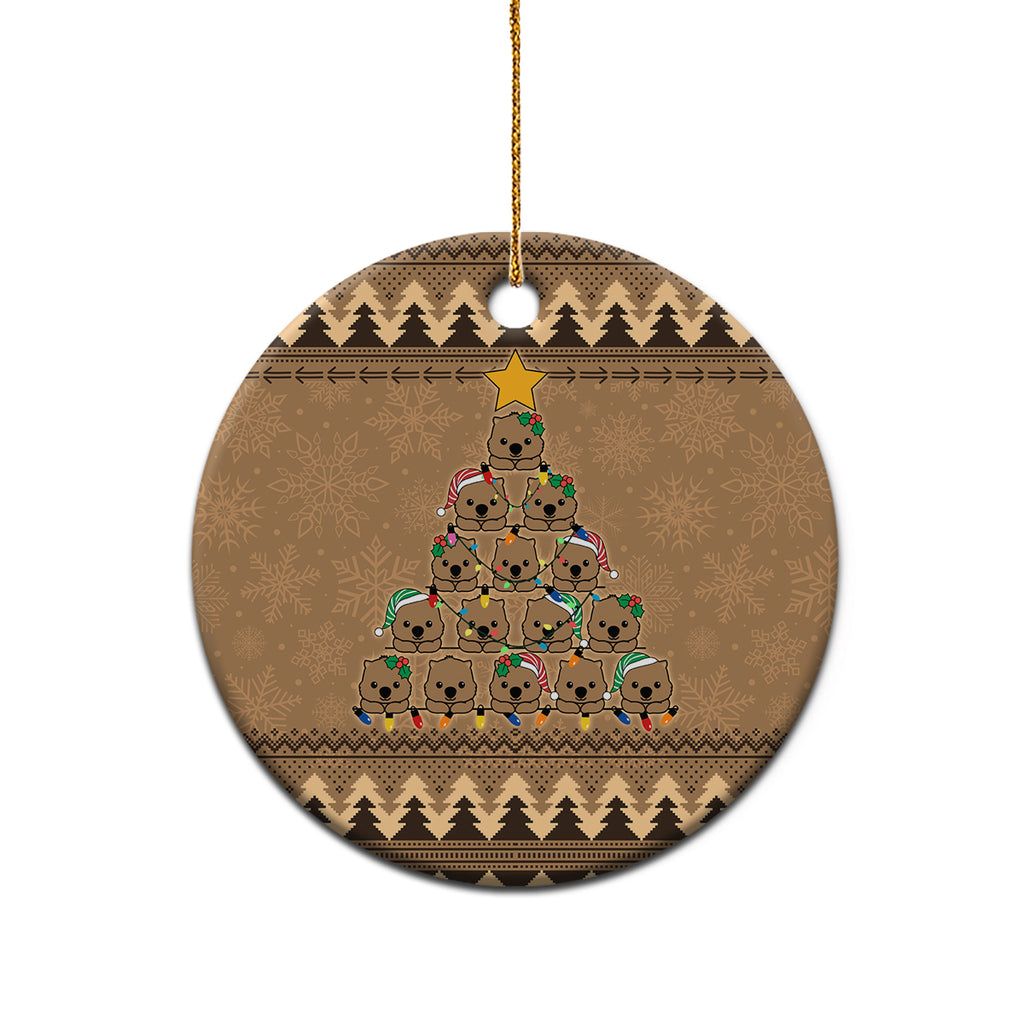 personalised-wombat-christmas-tree-ceramic-ornament-australia-merry-xmas-simple-style