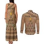 personalised-wombat-christmas-tree-couples-matching-tank-maxi-dress-and-long-sleeve-button-shirt-australia-merry-xmas-simple-style