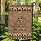 personalised-wombat-christmas-tree-garden-flag-australia-merry-xmas-simple-style