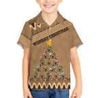personalised-wombat-christmas-tree-hawaiian-shirt-australia-merry-xmas-simple-style