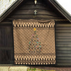 personalised-wombat-christmas-tree-quilt-australia-merry-xmas-simple-style