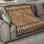 personalised-wombat-christmas-tree-quilt-australia-merry-xmas-simple-style
