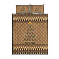 personalised-wombat-christmas-tree-quilt-bed-set-australia-merry-xmas-simple-style
