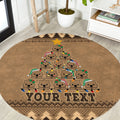 personalised-wombat-christmas-tree-round-carpet-australia-merry-xmas-simple-style