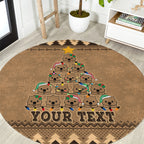 personalised-wombat-christmas-tree-round-carpet-australia-merry-xmas-simple-style