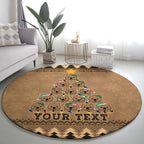 personalised-wombat-christmas-tree-round-carpet-australia-merry-xmas-simple-style