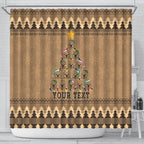 personalised-wombat-christmas-tree-shower-curtain-australia-merry-xmas-simple-style
