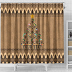 personalised-wombat-christmas-tree-shower-curtain-australia-merry-xmas-simple-style