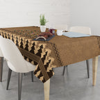 personalised-wombat-christmas-tree-tablecloth-australia-merry-xmas-simple-style